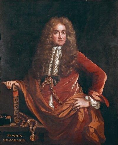 Ritratto di Elias Ashmole (1617-1692) da John Riley